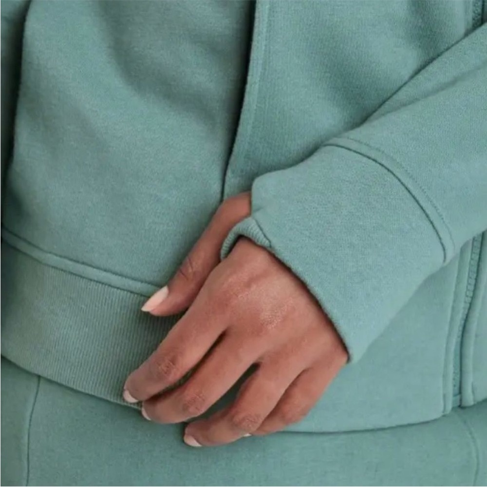 All In Motion Women’s Fleece Full Zip Hooded Sweatshirt - Picture 3 of 8